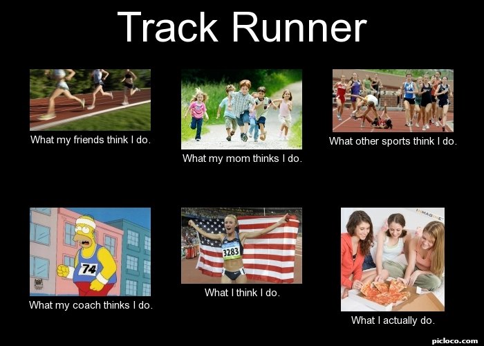 Track Runner What my frie :Perception vs Fact - PicLoco