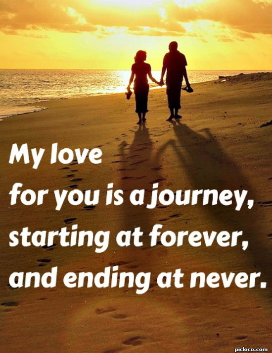 My Love is a Journey My l :Shadow Text - PicLoco