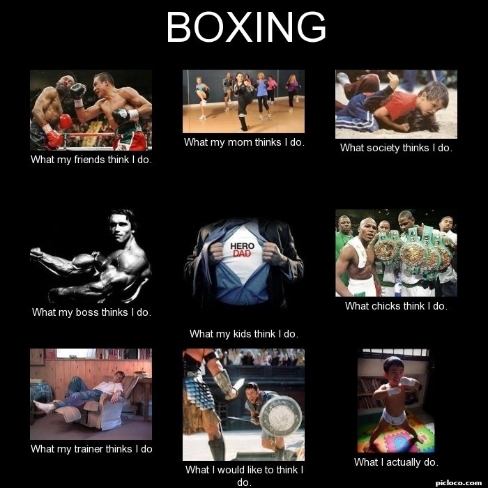 BOXING What my friends th :Perception vs Fact - PicLoco