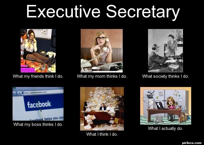 Executive Secretary What :Perception vs Fact - PicLoco